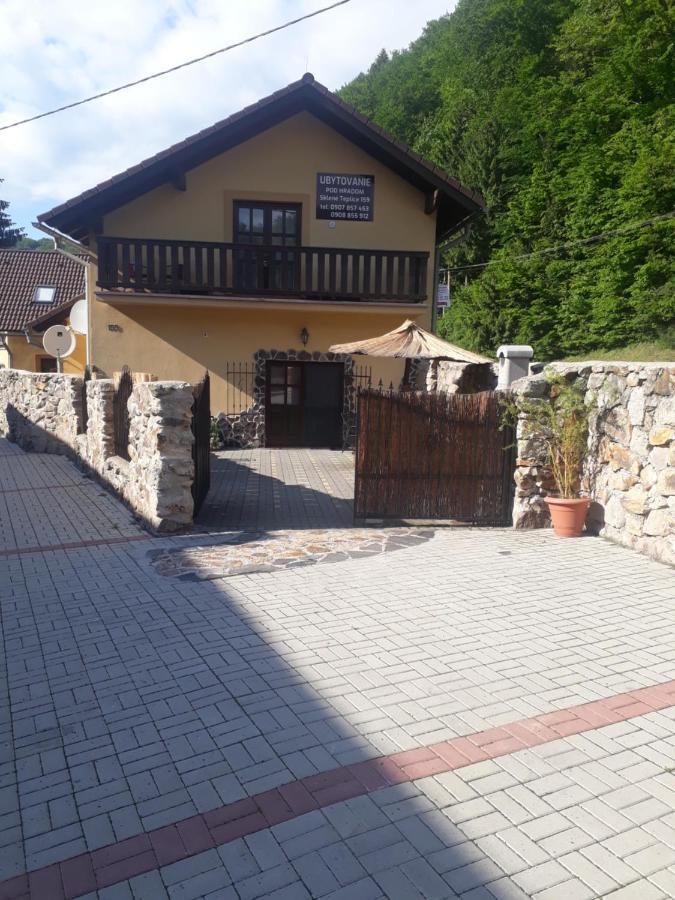 Ubytovanie Pod Hradom Sklené Teplice 외부 사진